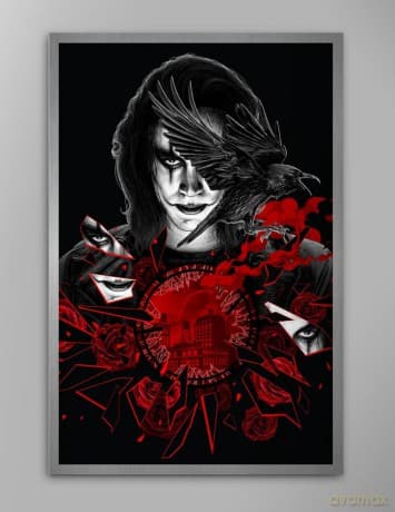 The Crow Art Print Limited Edition 51 x 76 cm