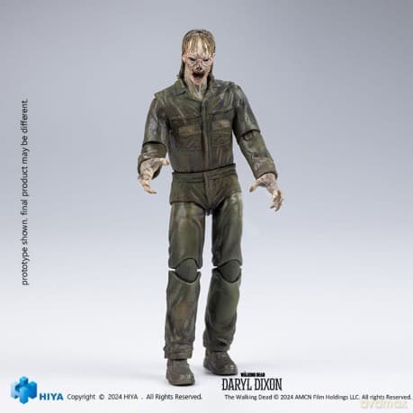 The Walking Dead Exquisite Mini Action Figure 1/18 Daryl Dixon Dark Eyes Walker 11 cm