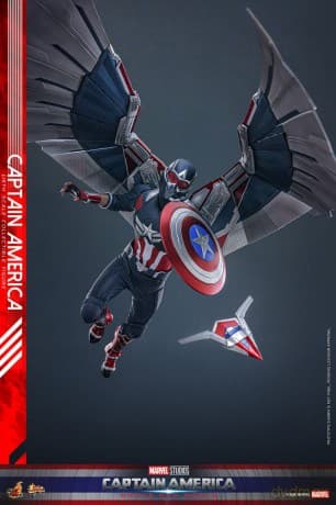 Captain America: Brave New World Movie Masterpiece Action Figure 1/6 Captain America 30 cm