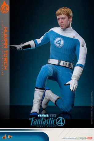 The Fantastic Four: First Steps Movie Masterpiece Action Figure 1/6 Human Torch 30 cm