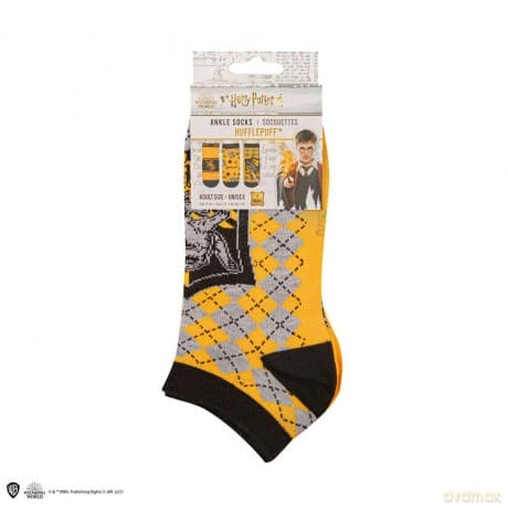 Harry Potter Ankle Socks 3-Pack Hufflepuff