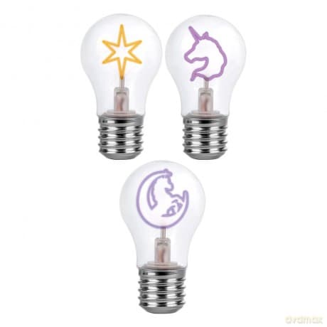 Unicorn Academy LED Bulb Lights Assortment (12)