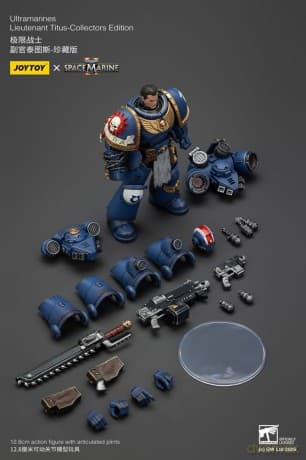 Warhammer 40,000: Space Marine 2 Action Figure Ultramarines Lieutenant Titus Collectors Edition 13 cm