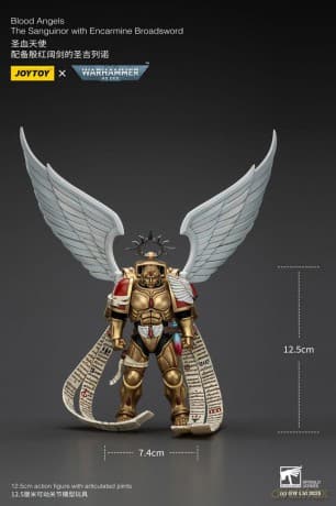 Warhammer 40,000 Action Figure 1/18 Blood Angels The Sanguinor with Encarmine Broadsword 12 cm