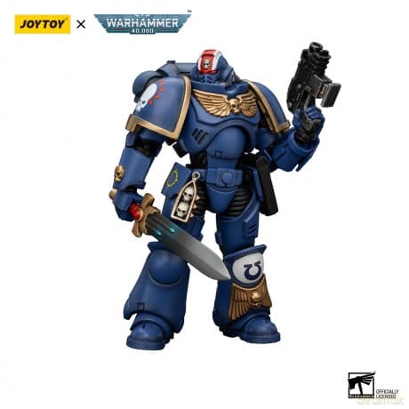 Warhammer 40k Action Figure 1/18 Ultramarines Heroes of the Chapter Primaris Lieutenant Erastus 20 cm