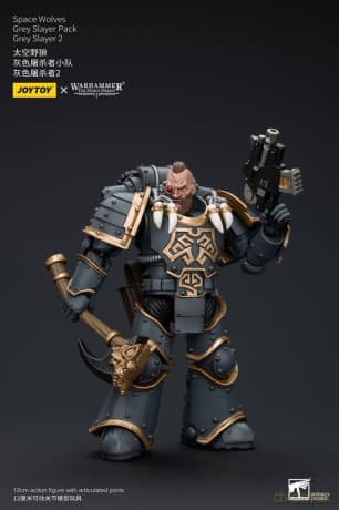 Warhammer The Horus Heresy Action Figure 1/18 Space Wolves Grey Slayer Pack Grey Slayer 2 12 cm