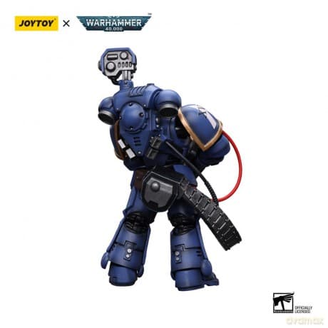 Warhammer 40k Action Figure 1/18 Ultramarines Desolation Marine with Castellan Launcher (Superfrag) 12 cm