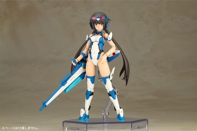 Frame Arms Girl Plastic Model Kit Stylet Swimsuit Blue Impulse Color Ver. 16 cm
