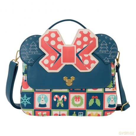 Disney by Loungefly Crossbody Bag Mickey and Minnie Holiday