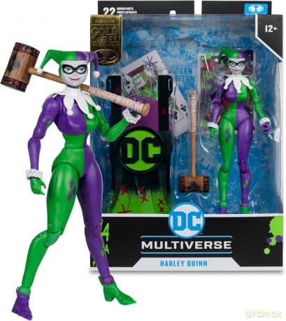 DC Multiverse Action Figure Harley Quinn (DC Classic) Jokerized (Gold Label) 18 cm