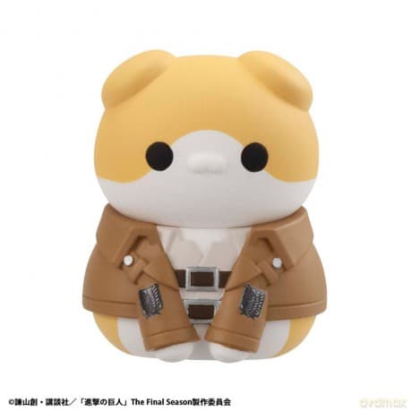 Attack on Titan Mega Cat Project Attack on Tinyan Trading Figures Gathering Scout Regiment danyan! 3 cm Assortment (8)