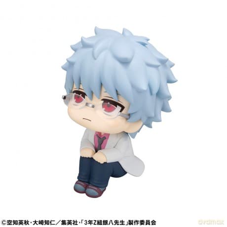 3-Z Ginpachi Sensei Look Up PVC Statue Ginpachi Sakata 11 cm