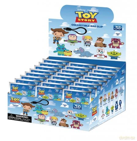 Toy Story 3D PVC Bag Clips 30th Anniversary Series 67 Display (24)