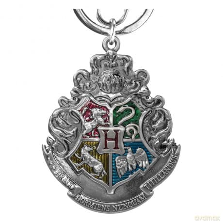 Harry Potter Pewter-Keychain Hogwart Crest