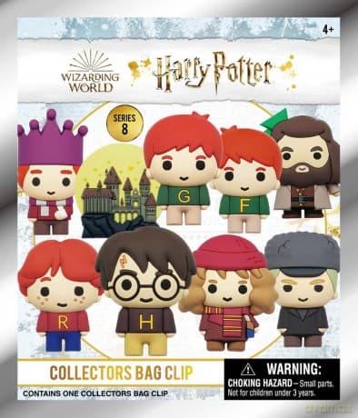 Harry Potter 3D PVC Bag Clips Series 8 Display (24)