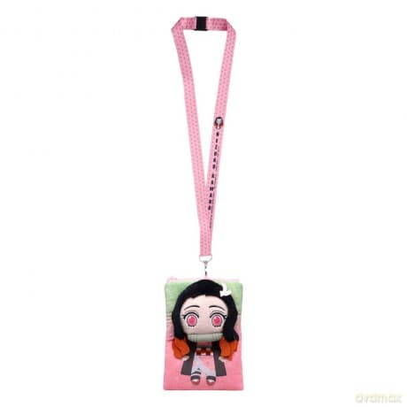 Demon Slayer: Kimetsu no Yaiba Lanyard Nezuko Deluxe with Pouch Card Holder