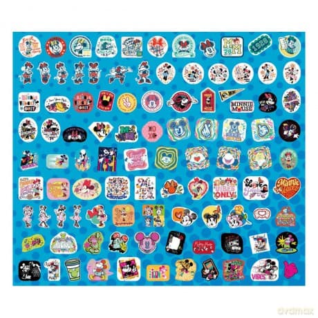 Disney Stickers Set 100-Pack Mickey & Minnie