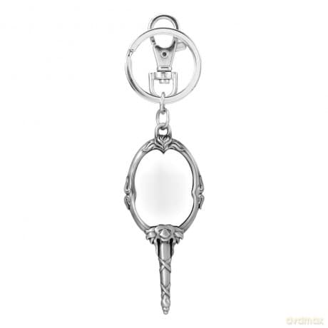 Beauty and the Beast Pewter-Keychain Mirror