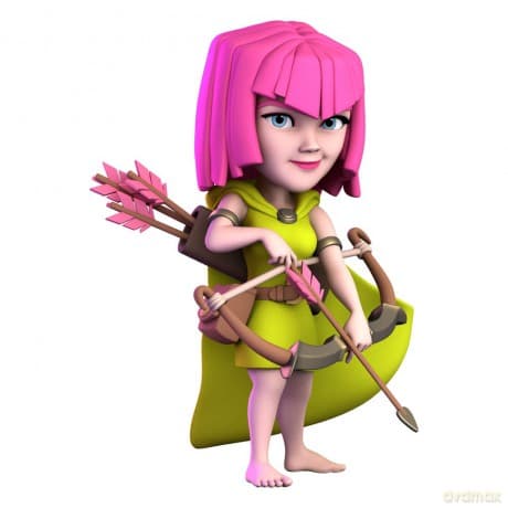 World of Clash Minix Figure Archery 12 cm