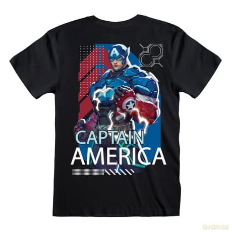Marvel Rivals T-Shirt Captain America Size M
