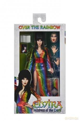 Elvira, Mistress of the Dark Clothed Action Figure Over the Rainbow Elvira 20 cm