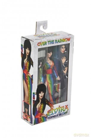Elvira, Mistress of the Dark Clothed Action Figure Over the Rainbow Elvira 20 cm