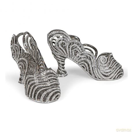 Wicked: For Good Prop Replica Nessarose's Silver Slippers