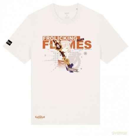 Genshin Impact T-Shirt Yoimiya Frolicking Flames Size M
