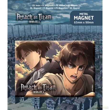 Attack on Titan Fridge Magnet Eren & Levi
