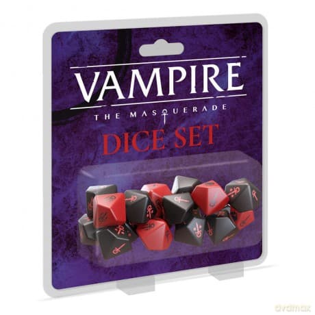 Vampire: The Masquerade 5th Edition RPG Dice set