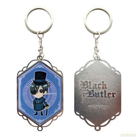 Black Butler PVC Keychain Ciel Motive B