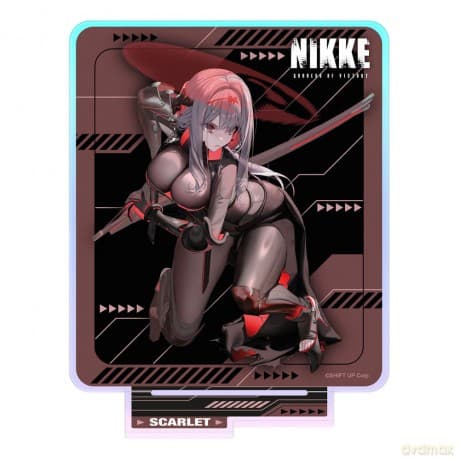 Goddess of Victory: Nikke Crouching Series Acrylic Stand Scarlet Holographic 14 cm