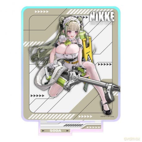 Goddess of Victory: Nikke Crouching Series Acrylic Stand Soda Holographic 14 cm