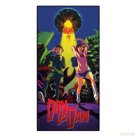 Dandadan Towel Okarun & Momo Paranormal Invasion 150 x 75 cm