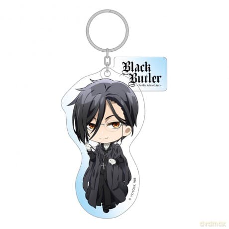 Black Butler: Public School Arc Acrylic Keychain Sebastian 8 cm