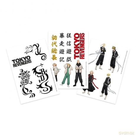 Tokyo Revengers Temporary Tattoos Set