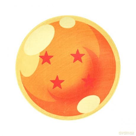 Dragon Ball Indoor Mat 4 Stars Ball 60 x 60 cm