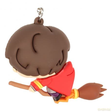 Harry Potter Rubber Keychain Harry Potter & Broomstick 7 cm