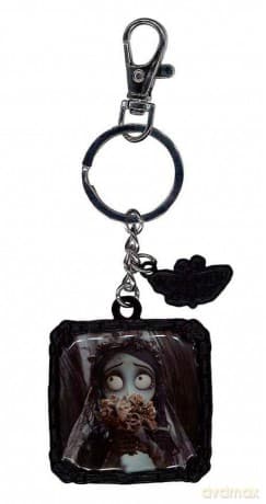 Corpse Bride Metal Keychain Flowers 7 cm
