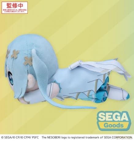 COLORFUL STAGE! The Movie: A Miku Who Can't Sing Nesoberi Lay-Down Plush Figure Hatsune Miku Unshuttered Sekai 16 cm