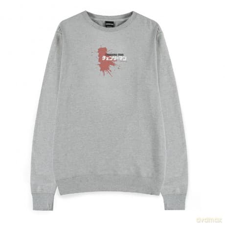 Chainsaw Man Sweater Power Grey Melange Size S