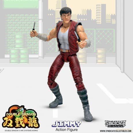 Double Dragon Deluxe Action Figure 1/12 Jimmy 18 cm