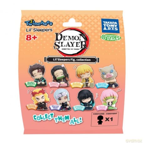 Demon Slayer: Kimetsu no Yaiba Twinchees Mini Figures Lil´Sleepers Wave 2 5 cm Display (24)