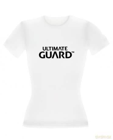 Ultimate Guard Ladies T-Shirt Wordmark White Size XXL