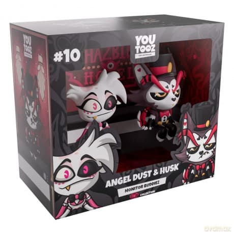 Hazbin Hotel Vinyl Figures Angel Dust & Husk Monitor Buddiez