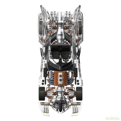 Batman 1989 Super Cyborg Vehicle Batmobile 1989 (Clear) 35 cm