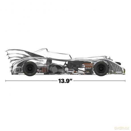 Batman 1989 Super Cyborg Vehicle Batmobile 1989 (Clear) 35 cm