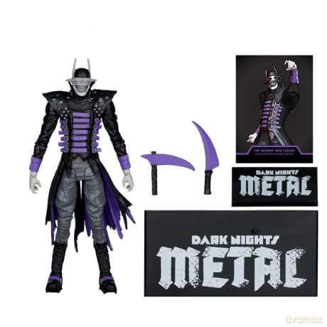 DC Multiverse Action Figure The Batman Who Laughs (B&W with accent) (Gold Label) 18 cm