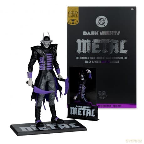 DC Multiverse Action Figure The Batman Who Laughs (B&W with accent) (Gold Label) 18 cm