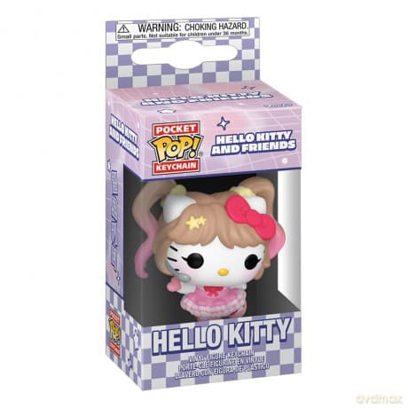 Hello Kitty and Friends POP! Vinyl Keychains 4 cm Hello Kitty (K-Pop Outfit) Display (12)